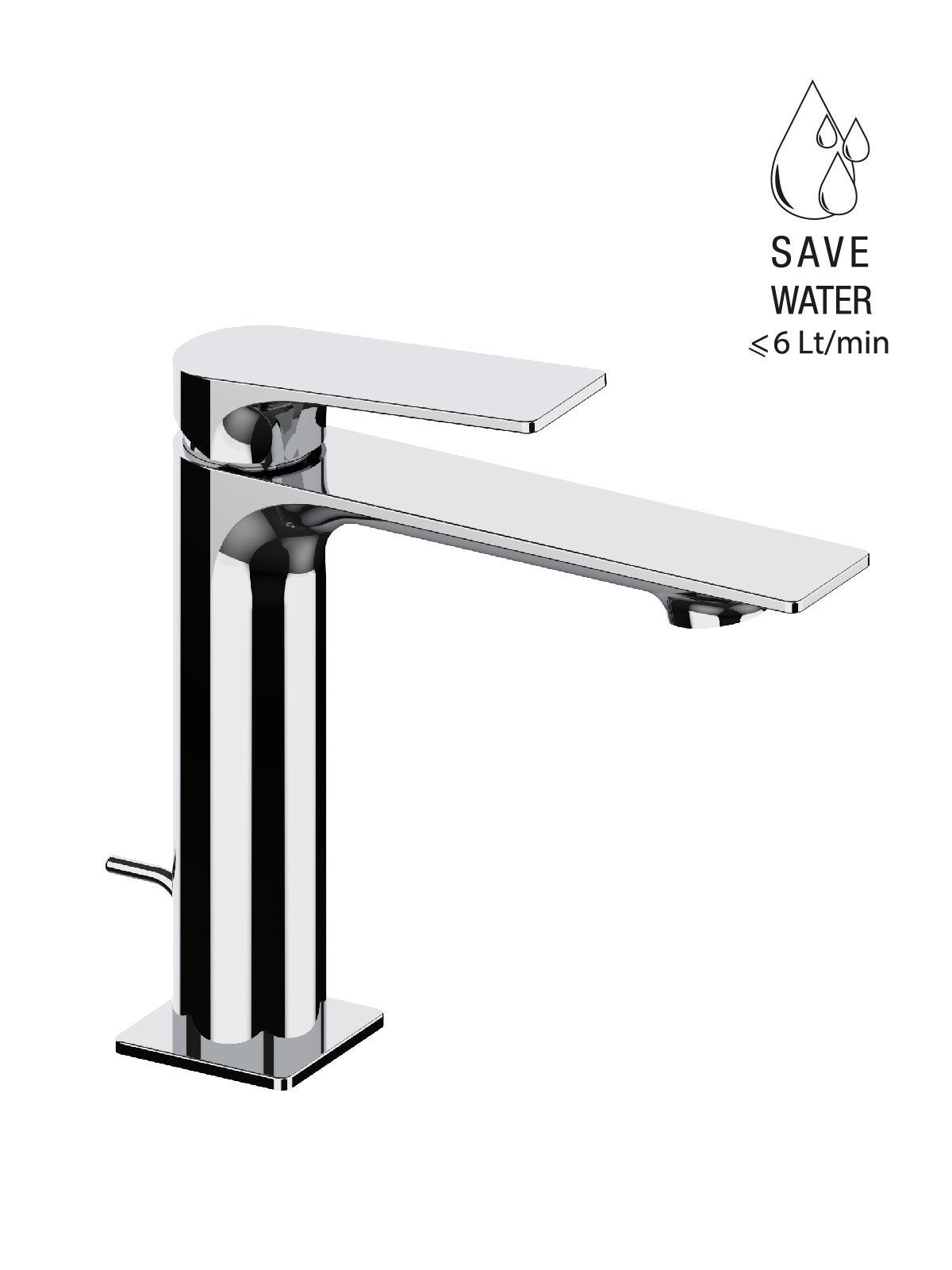 FRATTINI - NARCISO - Monocomando per lavabo con scarico 1”1/4