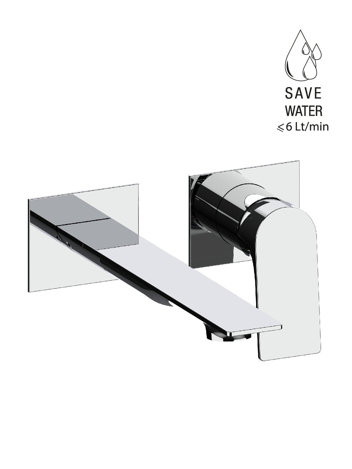 FRATTINI - NARCISO - Parte esterna visibile batteria lavabo a parete senza scarico
