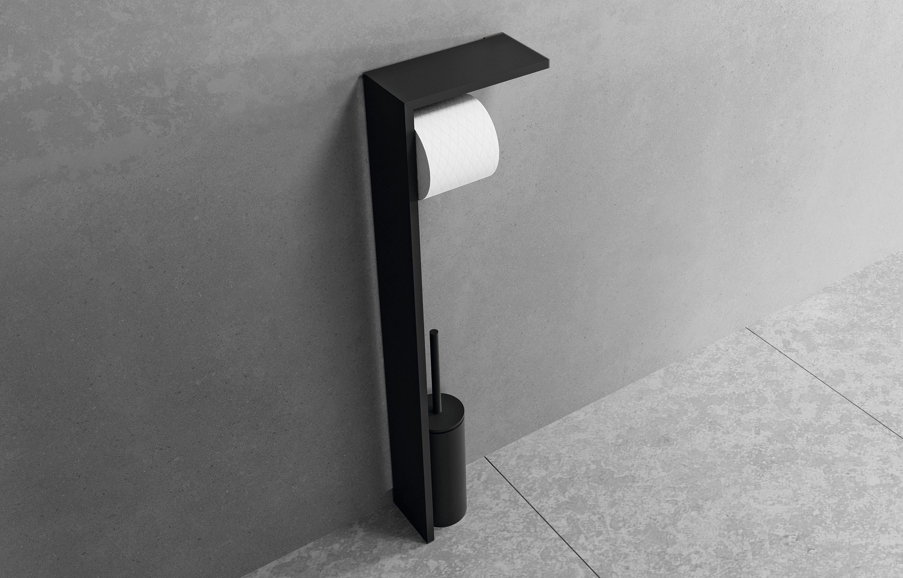 NOVELLINI - FRAME - PORTAROTOLO SINGOLO + PORTA SCOPINO