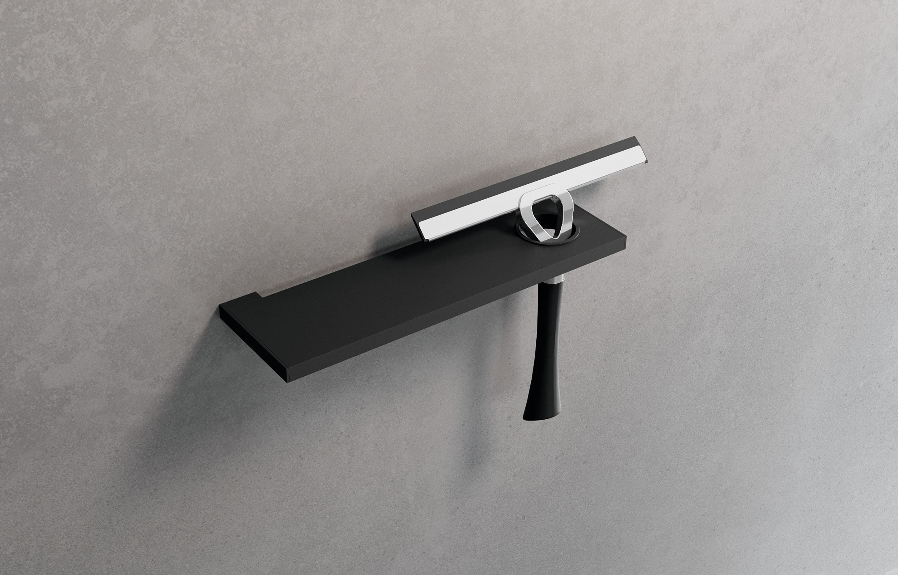 NOVELLINI - FRAME - MENSOLA CON PORTA TERGI-VETRO