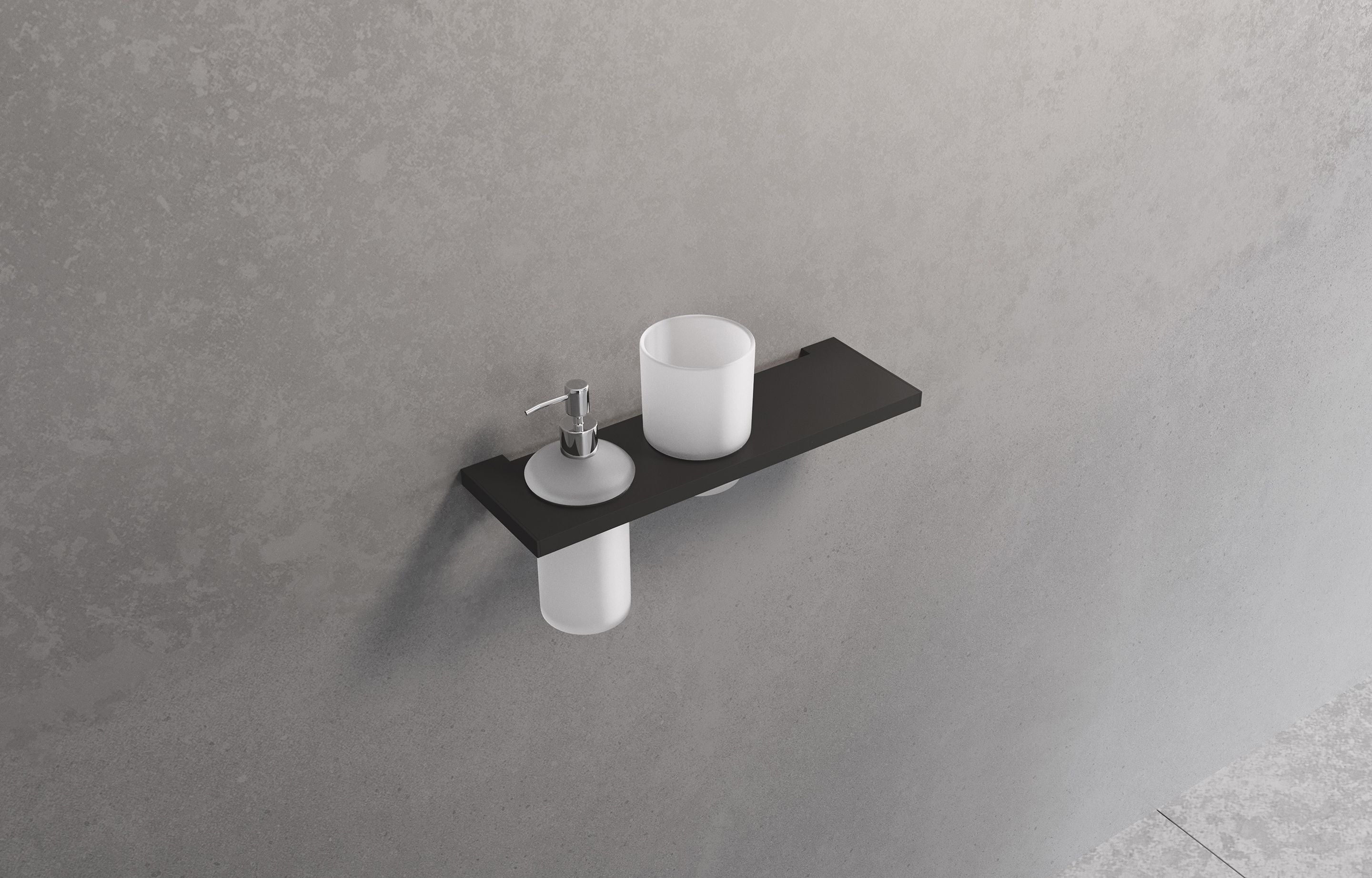 NOVELLINI - FRAME - MENSOLA CON PORTA TERGI-VETRO