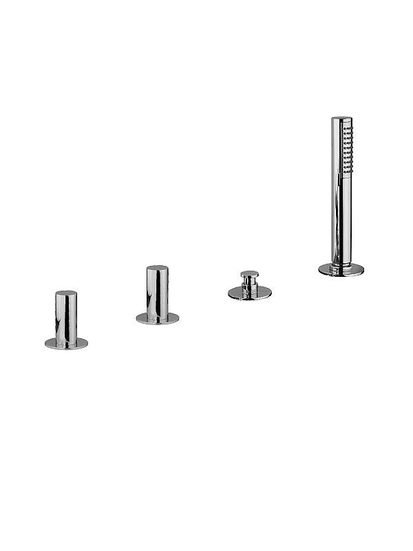 FRATTINI - PEPE M STYLE - Batteria per bordo vasca monocomando senza bocca