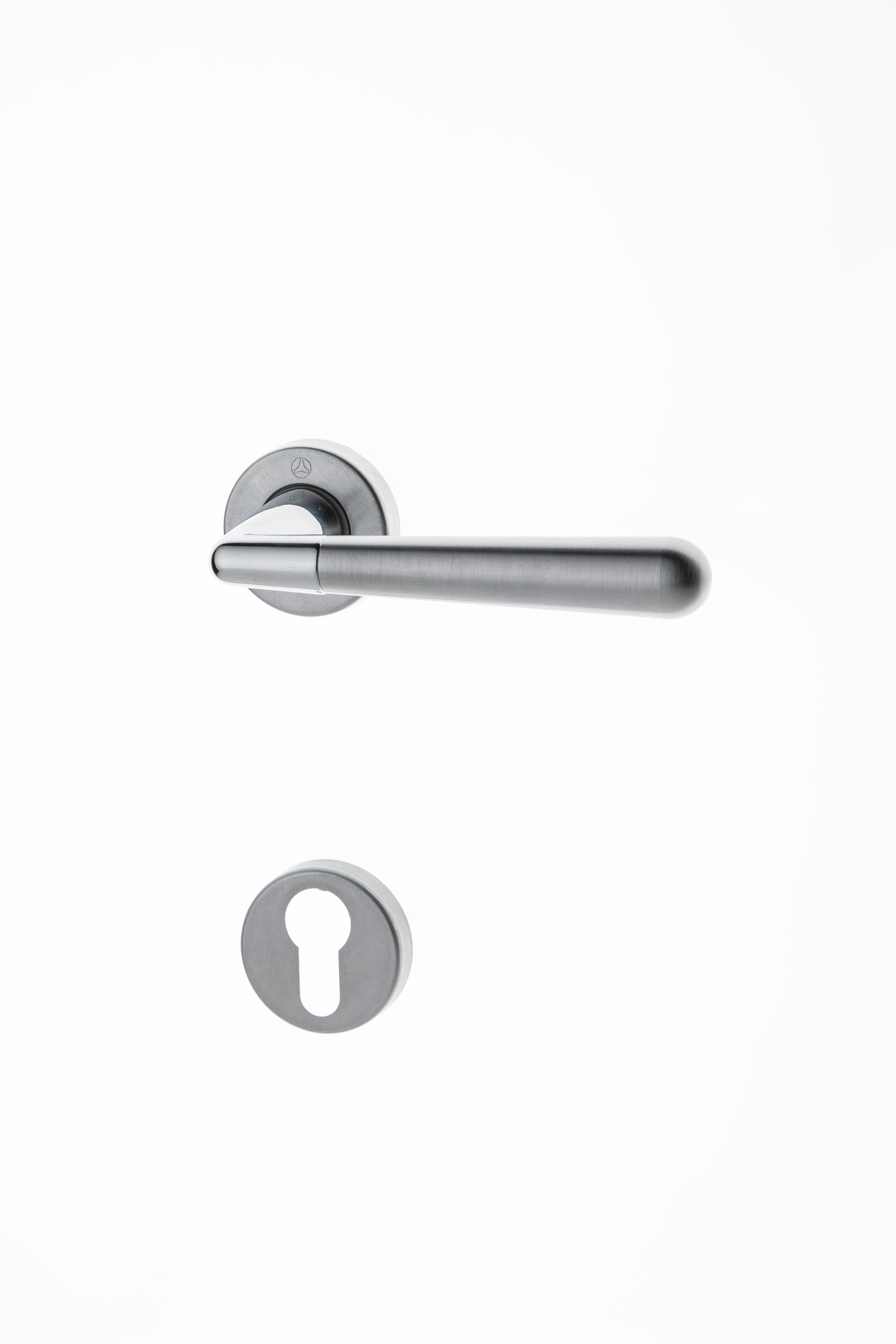 GHIDINI - Ginevra quadro da 8mm rosetta e bocchetta yale 45mm OCL/OCS