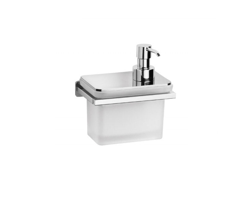 OML - SWING INCOLLO - DISPENDER DA INCOLLO VETRO ACIDATO POMPETTA QUADRATA