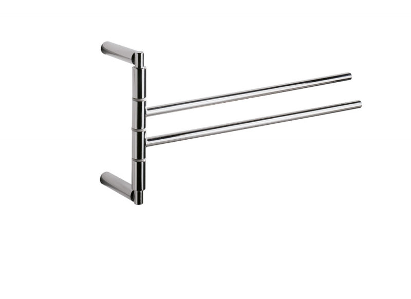 OML - LATO - PORTASALVIETTE SNODATO A PARETE CON 2 BRACCI