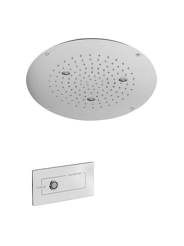 FRATTINI - DOCCE - Soffione anticalcareo in acciaio inox da incasso
