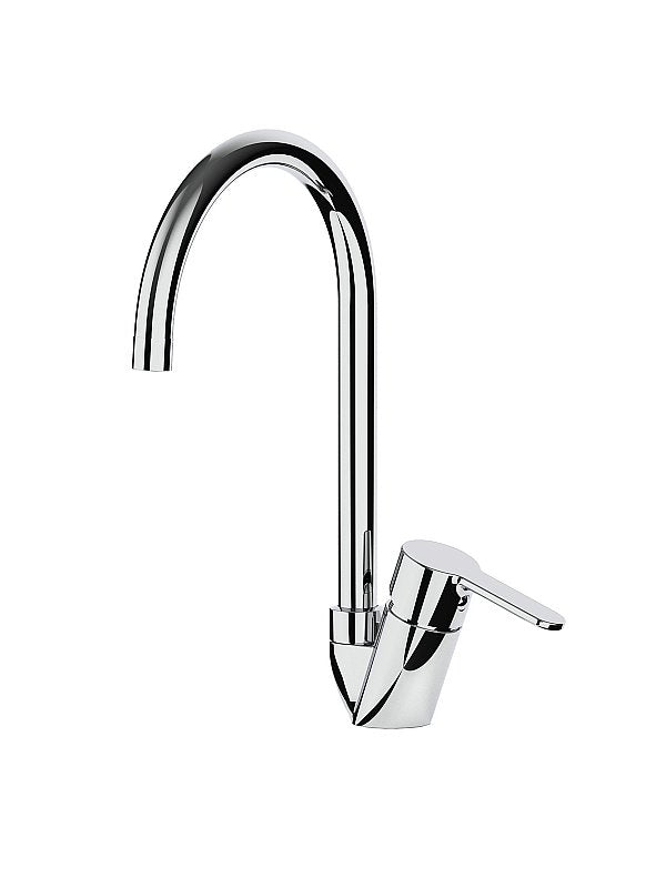 FRATTINI - MOCCA - Monocomando per lavello monoforo doccia girevole