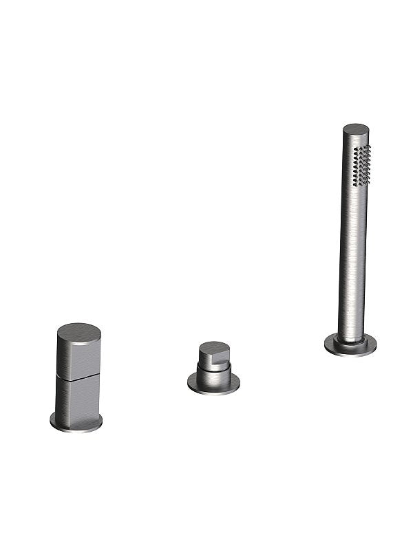 FRATTINI - BORGIA 316 INOX - Batteria per bordo vasca senza bocca