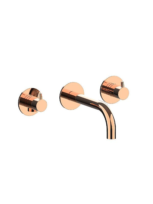 FRATTINI - PEPE XL - Batteria lavabo a parete 3 fori con bocca senza scarico