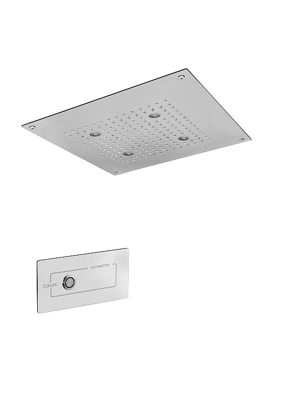 FRATTINI - DOCCE - Soffione anticalcareo in acciaio inox da incasso