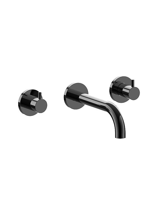 FRATTINI - PEPE XL - Batteria lavabo a parete 3 fori con bocca senza scarico