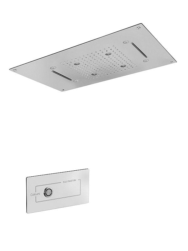 FRATTINI - DOCCE - Soffione anticalcareo in acciaio inox da incasso