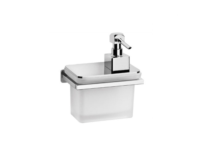 OML - SWING INCOLLO - DISPENDER DA INCOLLO VETRO ACIDATO POMPETTA ROTONDA