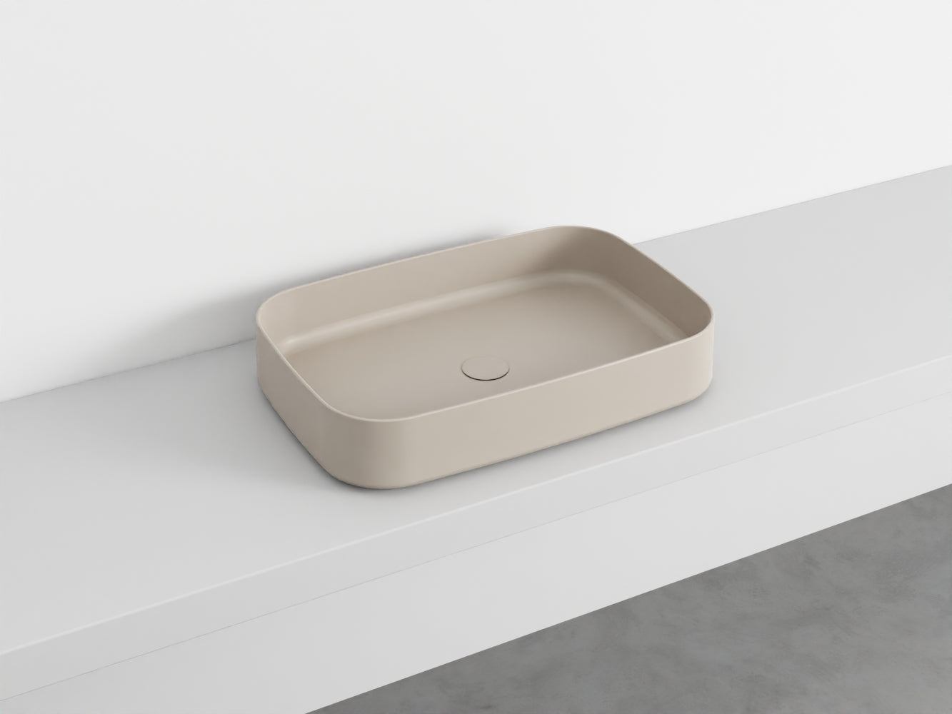CIELO - LAVABO SHUI COMFORT RETTANGOLARE  60 x 40
