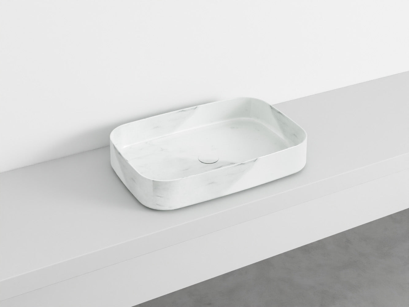 CIELO - LAVABO SHUI COMFORT RETTANGOLARE  60 x 40