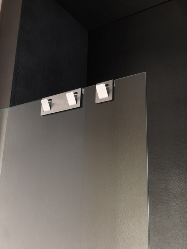 OML - MENSOLE INOX - GANCIO DOCCIA REGISTRABILE DA 4 A 10 MM