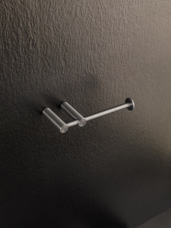 OML - STIFF - PORTA ROTOLO SINISTRO CON TASSELLO IN ACCIAIO INOX