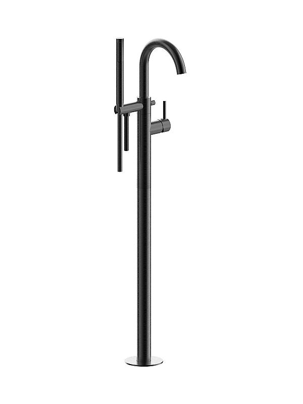 PEPE XL 316 INOX  - Parte esterna visibile monocomando vasca a pavimento con doccia + System Box