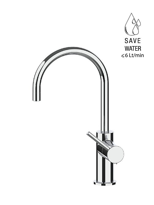 FRATTINI - PEPE XL - Monocomando lavabo canna girevole con scarico