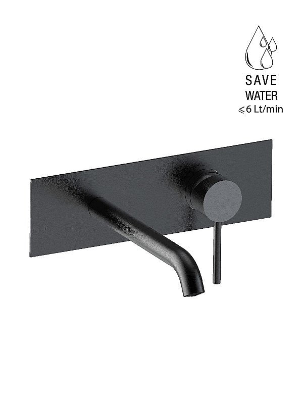 PEPE XL 316 INOX  -Parte esterna visibile batteria lavabo a parete senza scarico